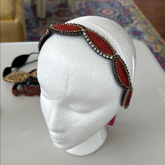Pink Pewter Elegant Beaded Headbands main image 9